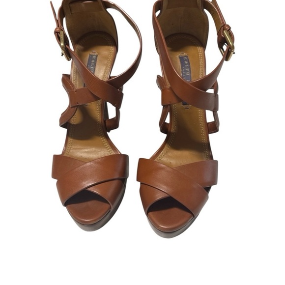 Ralph Lauren Purple Label Shoes - Ralph Lauren Purple Label Tan Leather Sandals